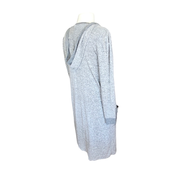 Turquoise Couture Lagenlook Stretchy Soft Gray Dress and Cardigan Set Size S - Picture 5 of 14